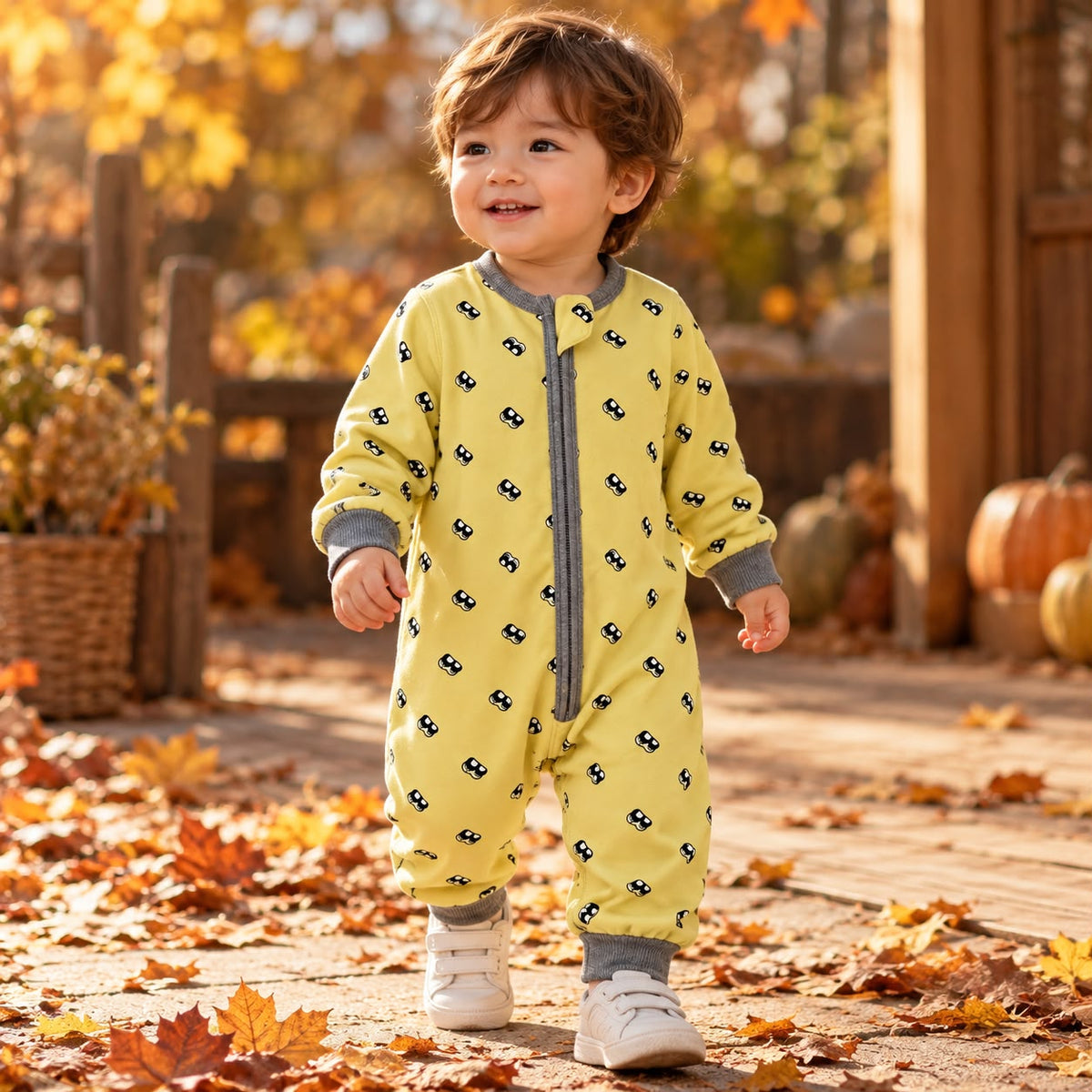 Zip Front Baby Sleepsuit