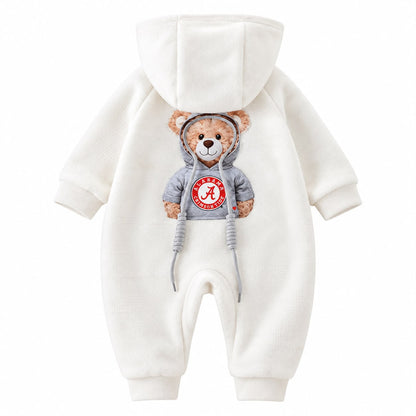 Long Sleeve Hooded Baby Romper