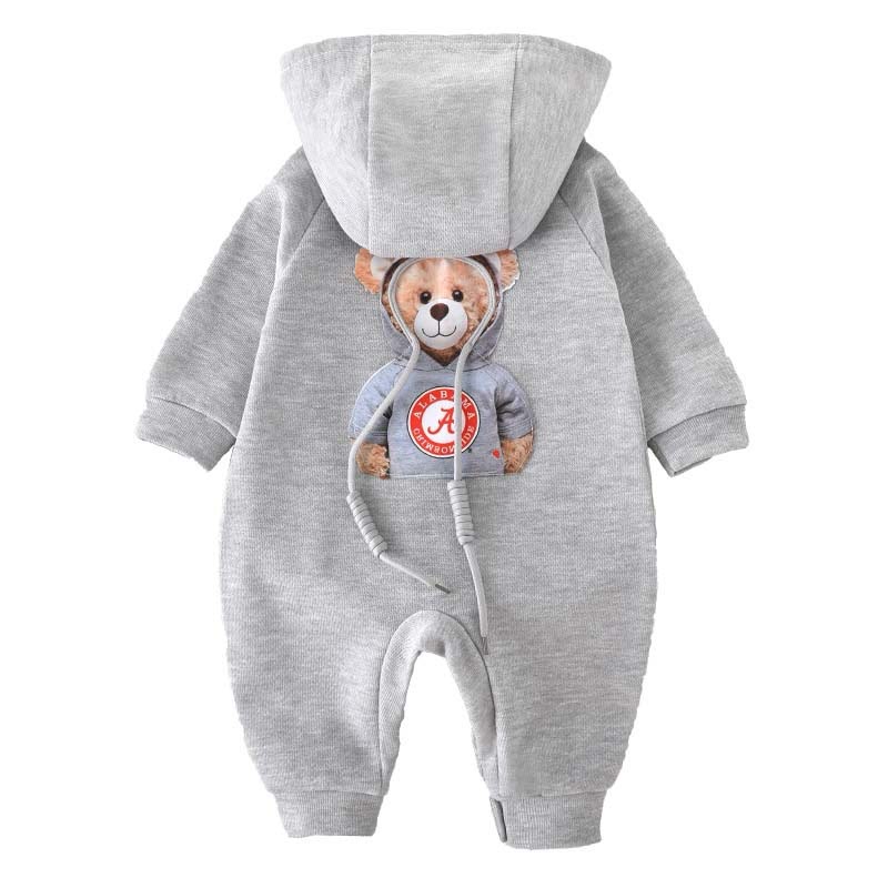 Long Sleeve Hooded Baby Romper