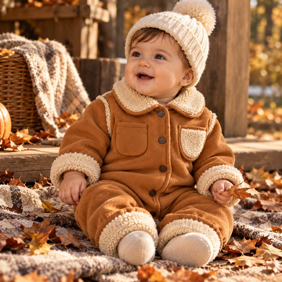 Warm Lined Baby Jumpsuit