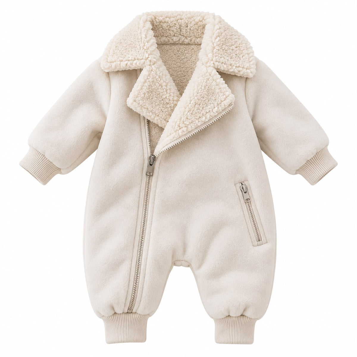 Sherpa Lined Baby All in One