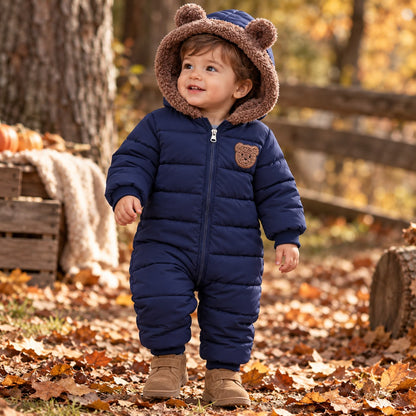 Quilted Baby Snowsuit