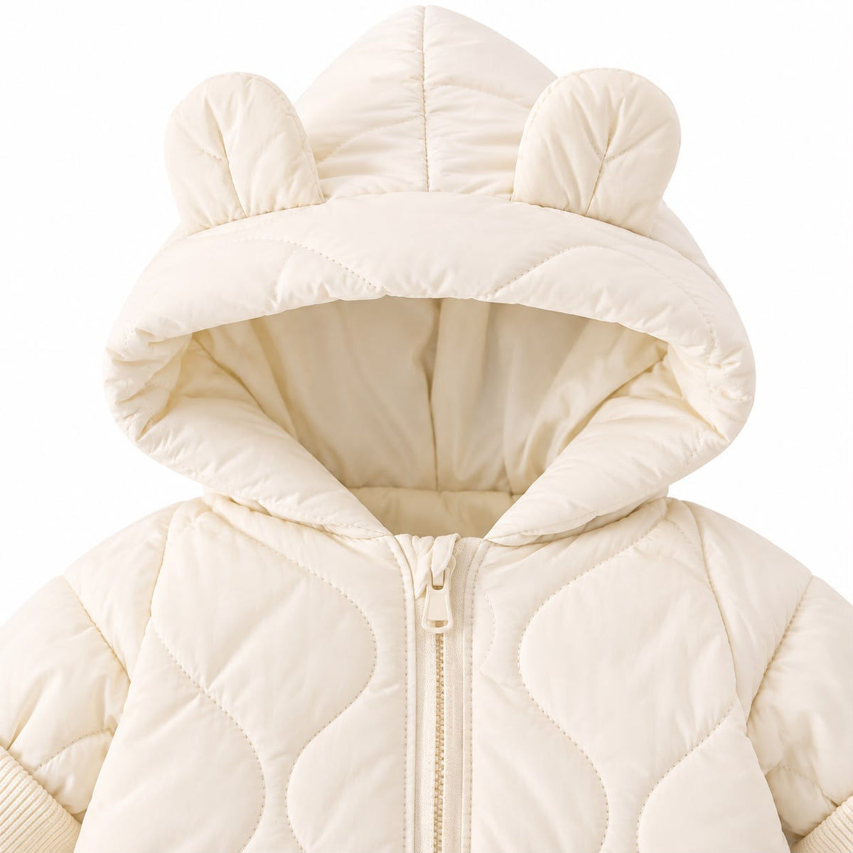 Padded Hood Baby Romper