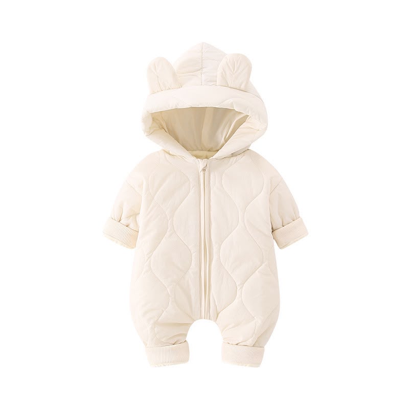 Padded Hood Baby Romper