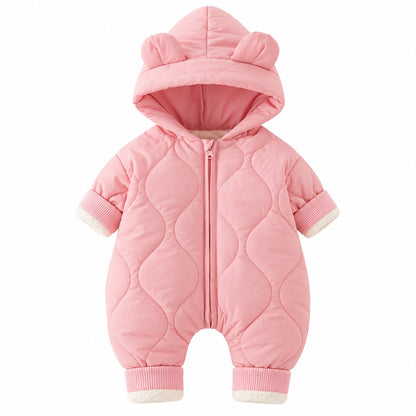 Padded Hood Baby Romper