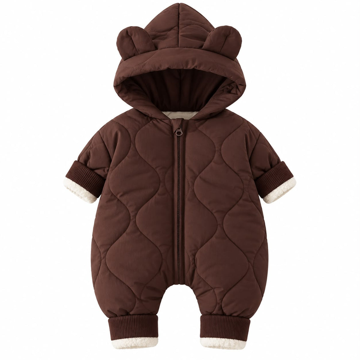Padded Hood Baby Romper