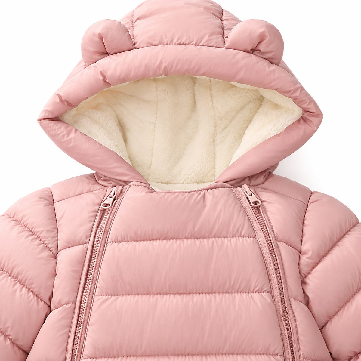 Bear Hood Baby Snowsuit