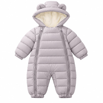 Bear Hood Baby Snowsuit