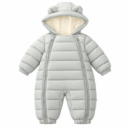 Bear Hood Baby Snowsuit