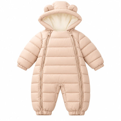 Bear Hood Baby Snowsuit