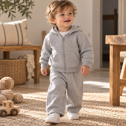 Hooded Baby Tracksuit Set