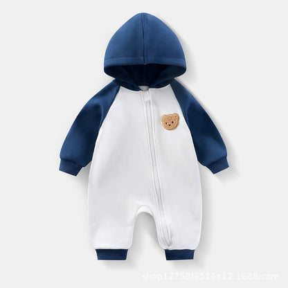 Colour Block Baby All in One