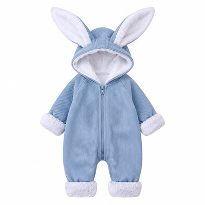 Cosy Hooded Baby Romper