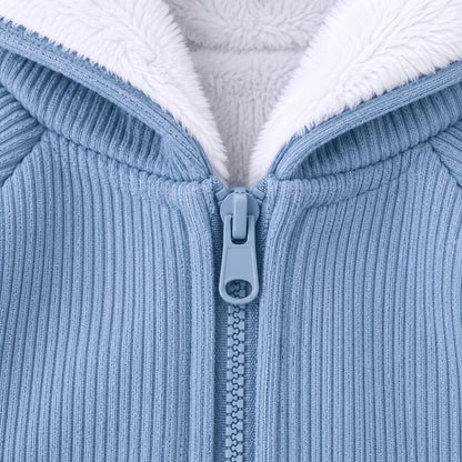 Cosy Hooded Baby Romper