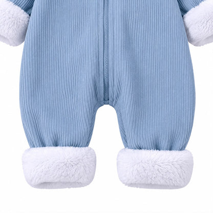 Cosy Hooded Baby Romper