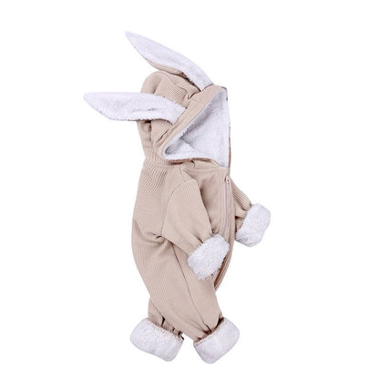 Cosy Hooded Baby Romper