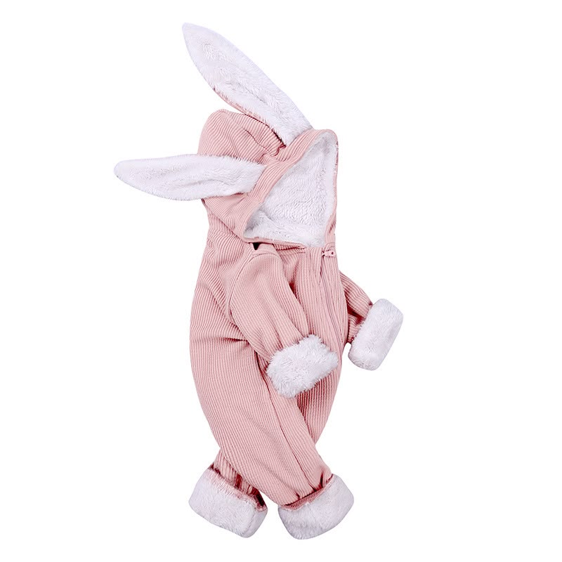 Cosy Hooded Baby Romper