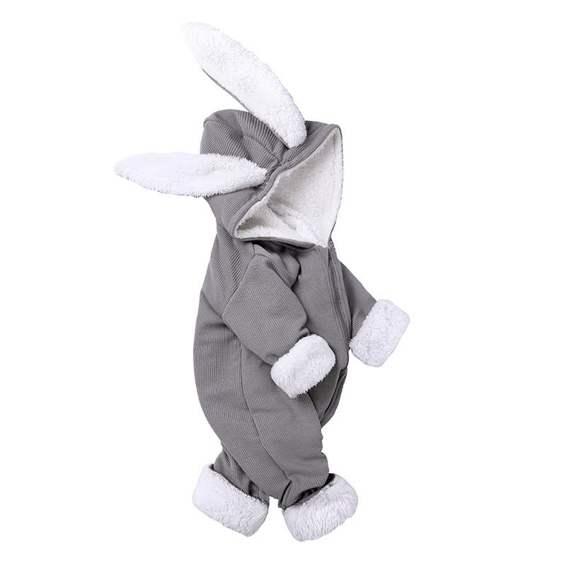 Cosy Hooded Baby Romper