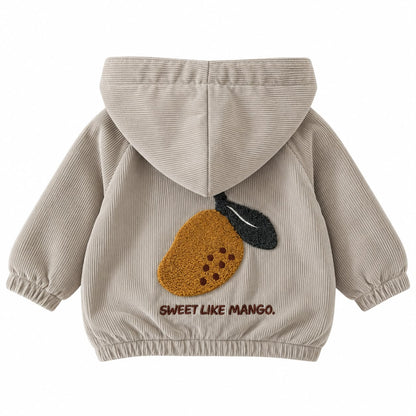 Mango Patch Hooded Baby Jacket