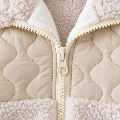Mixed Texture Baby Jacket