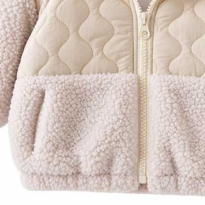 Mixed Texture Baby Jacket