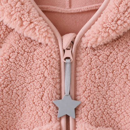 Plush Hood Baby Jacket