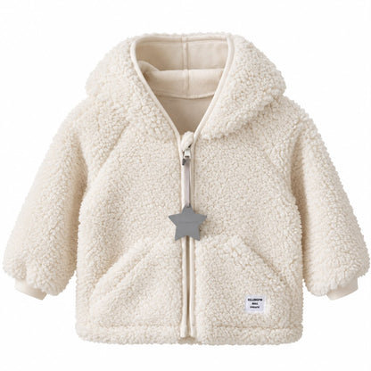 Plush Hood Baby Jacket