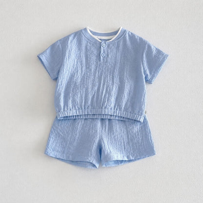 Cotton Summer Shorts Set