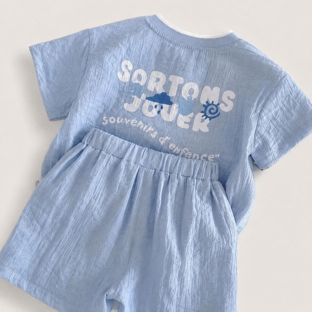 Cotton Summer Shorts Set