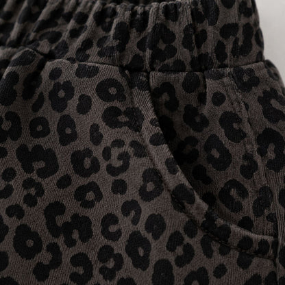 Leopard Pocket Shorts