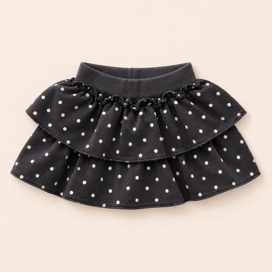 Polka Ruffle Skirt Shorts