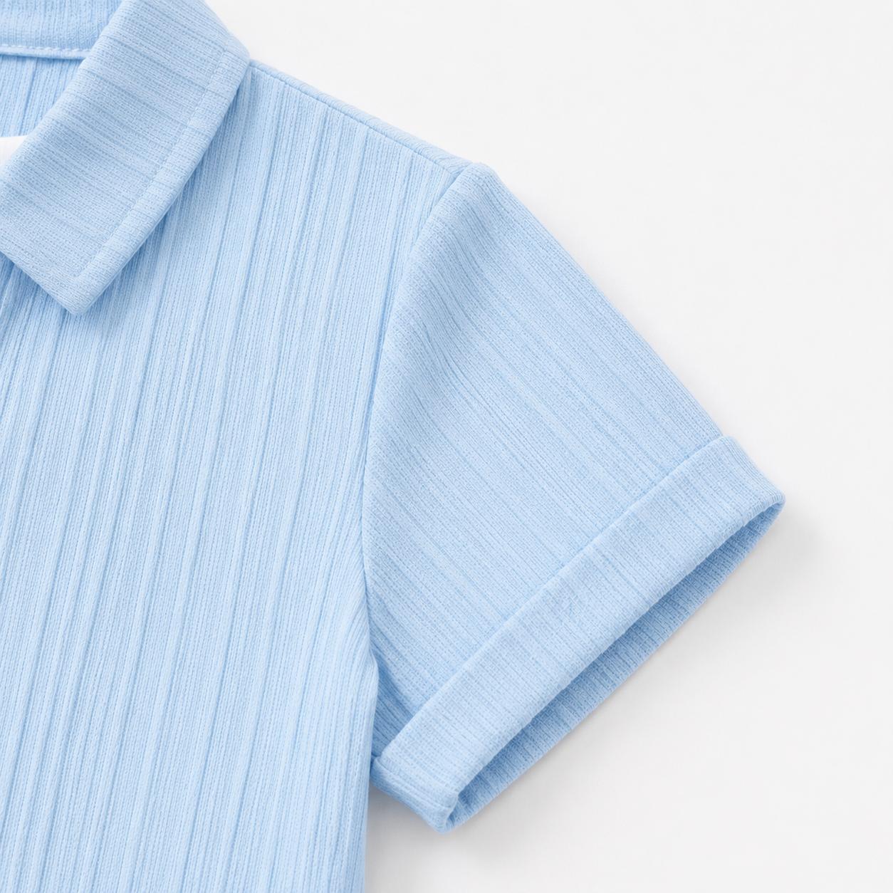 Boys Button Shirt Outfit