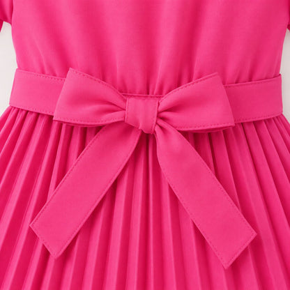 Blush Pleated Dress