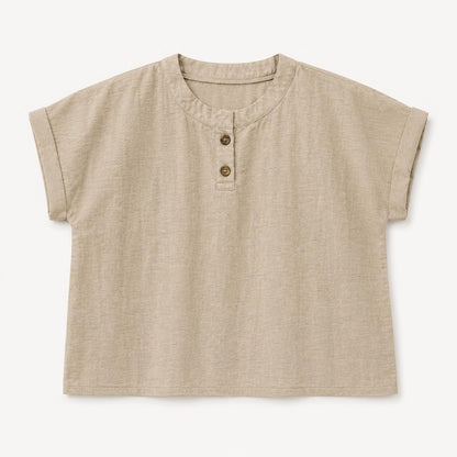 Casual Button Tee