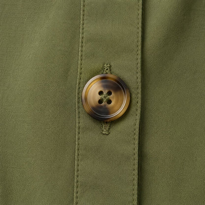 Olive Collar Dress