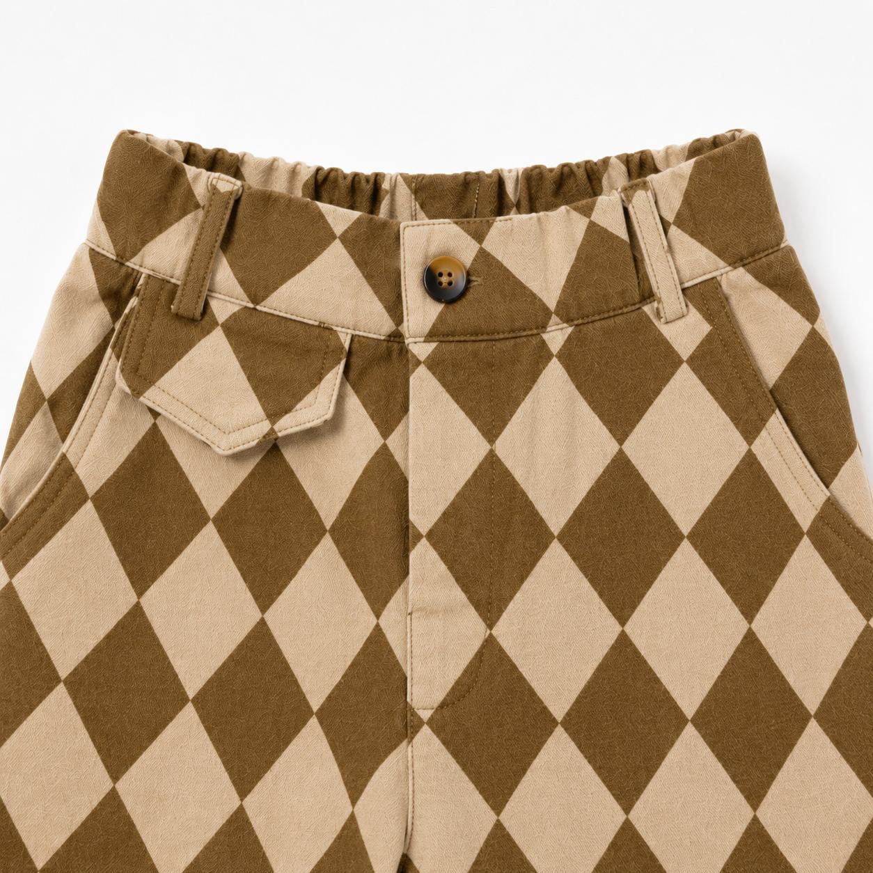 Diamond Check Trousers