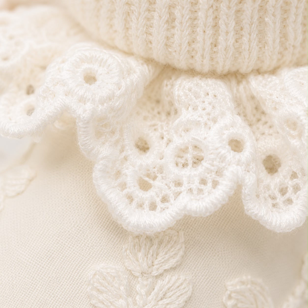Lace Cuff Booties