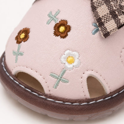 Floral Buckle Sandals