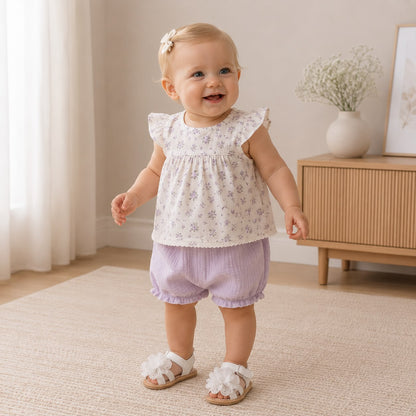 Flower First Walker Sandals