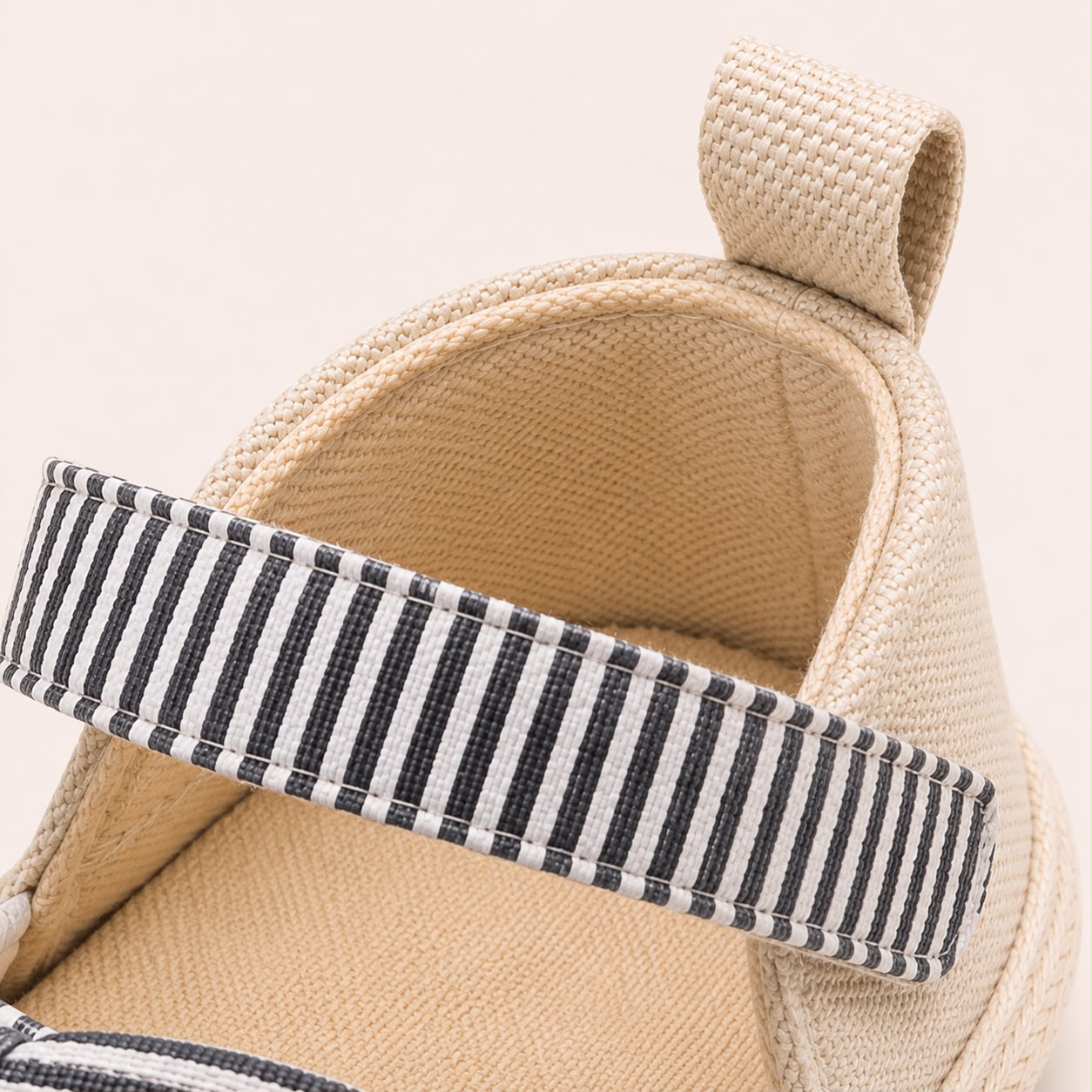 Striped Bow Shoes