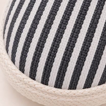 Striped Bow Shoes