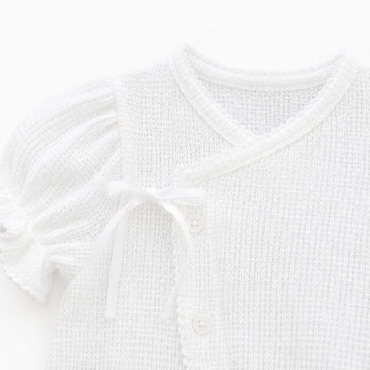 Bow Front Bubble Romper