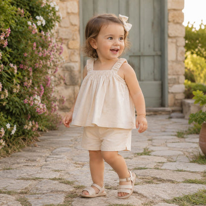 Cotton Cami Shorts Set