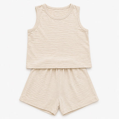 Cotton Tank Shorts Set