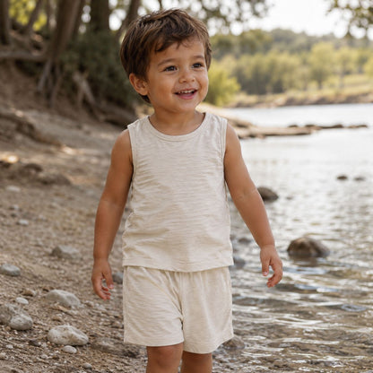 Cotton Tank Shorts Set