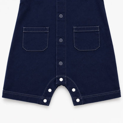 Denim Pocket Romper Set