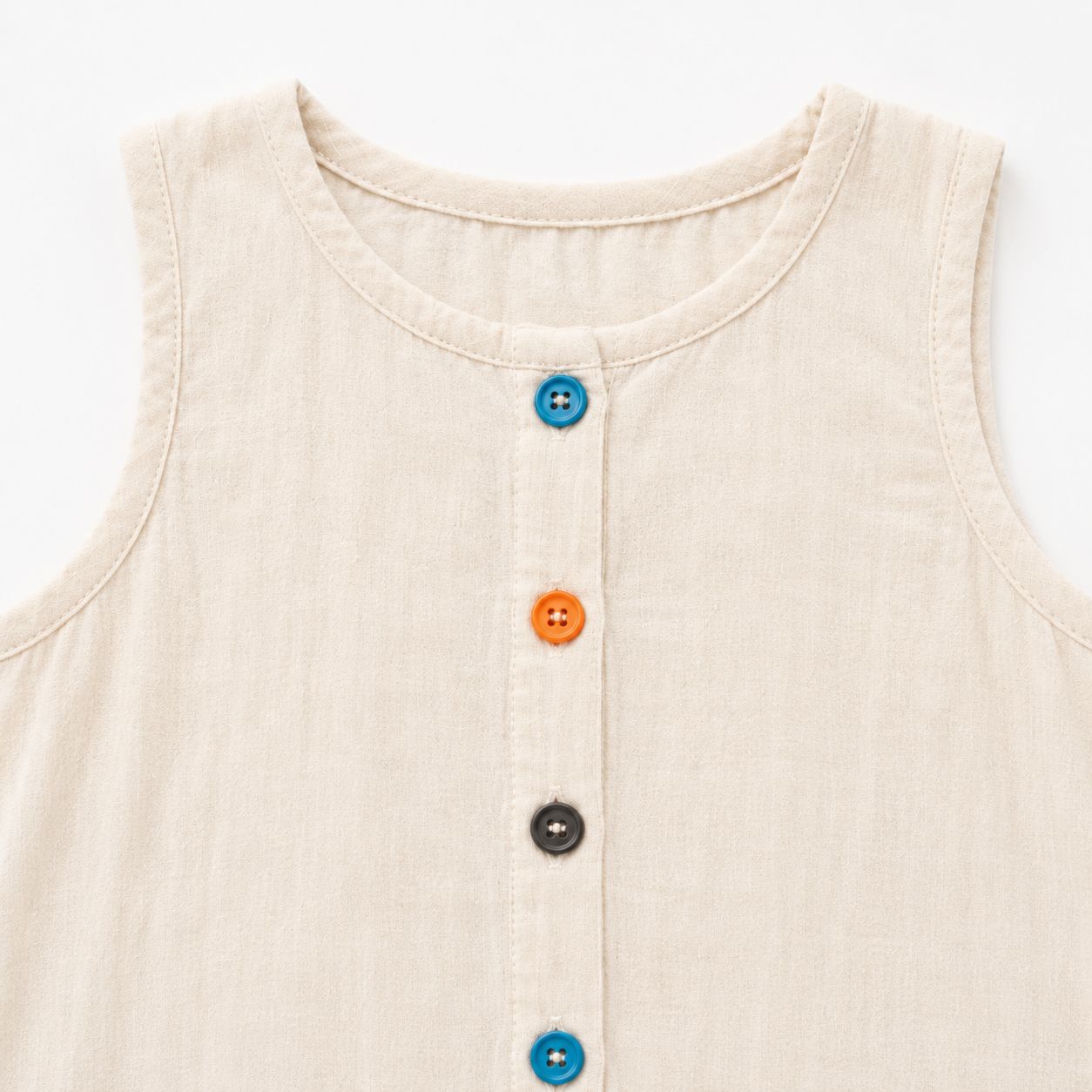 Sleeveless Cotton Romper