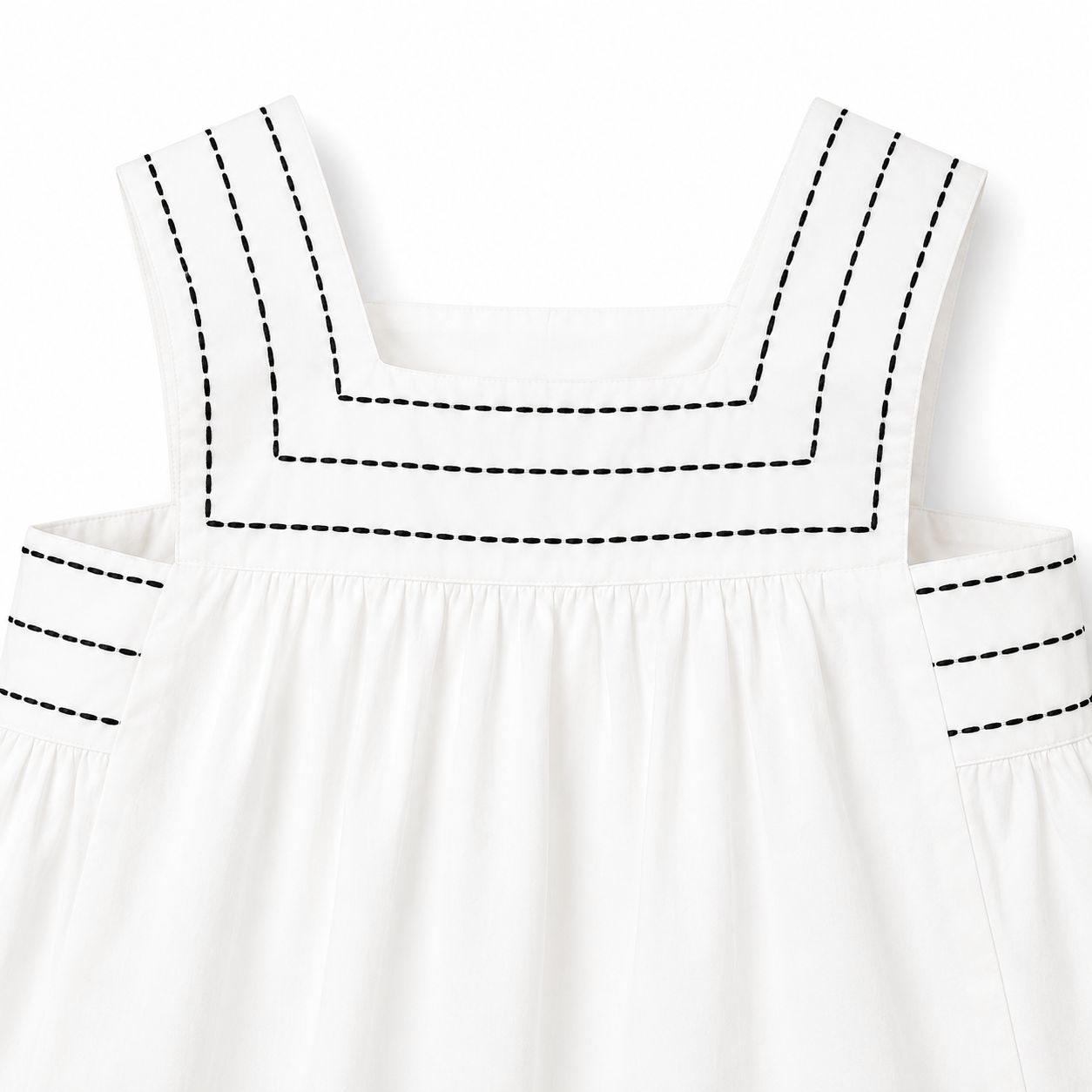 Square Neck Bloomers Set