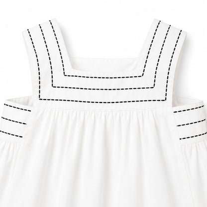 Square Neck Bloomers Set