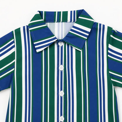 Coastal Stripe Shirt Set